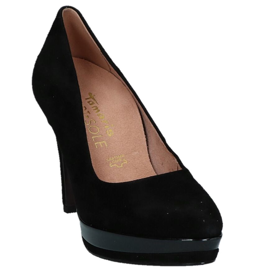 Tamaris Heart & Sole Escarpins en Noir en cuir verni (226755)