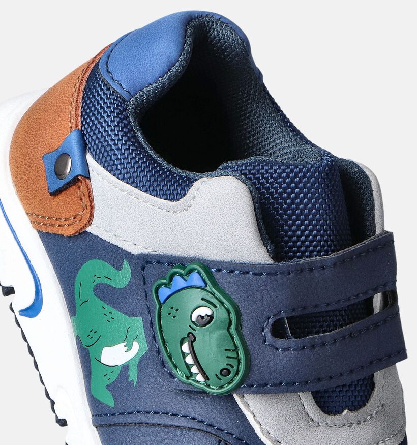 Milo & Mila Dino Chaussures pour bébé  en Bleu pour filles, garçons (354451)