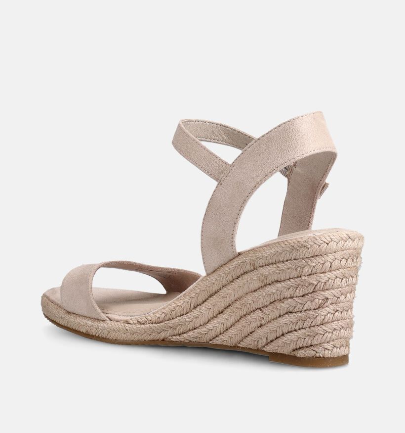 Tamaris Nude Sandales compens&eacute;es en Nude pour femmes (371682)
