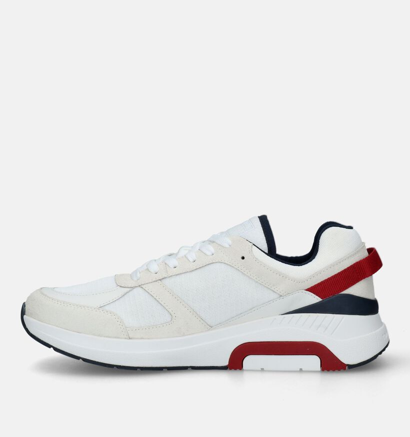 Tommy Hilfiger TJM Runner Combind Witte Sneakers voor heren (334090) - geschikt voor steunzolen