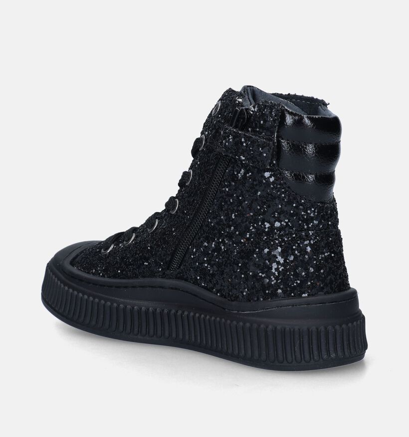 Kipling Everly Zwarte Sneakers voor meisjes (349370) - geschikt voor steunzolen