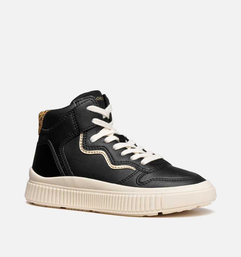 Geox Laquinny Chaussures hautes en Noir Geox Laquinny Chaussures hautes en Noir pour filles (360340) - pour semelles orthopédiques