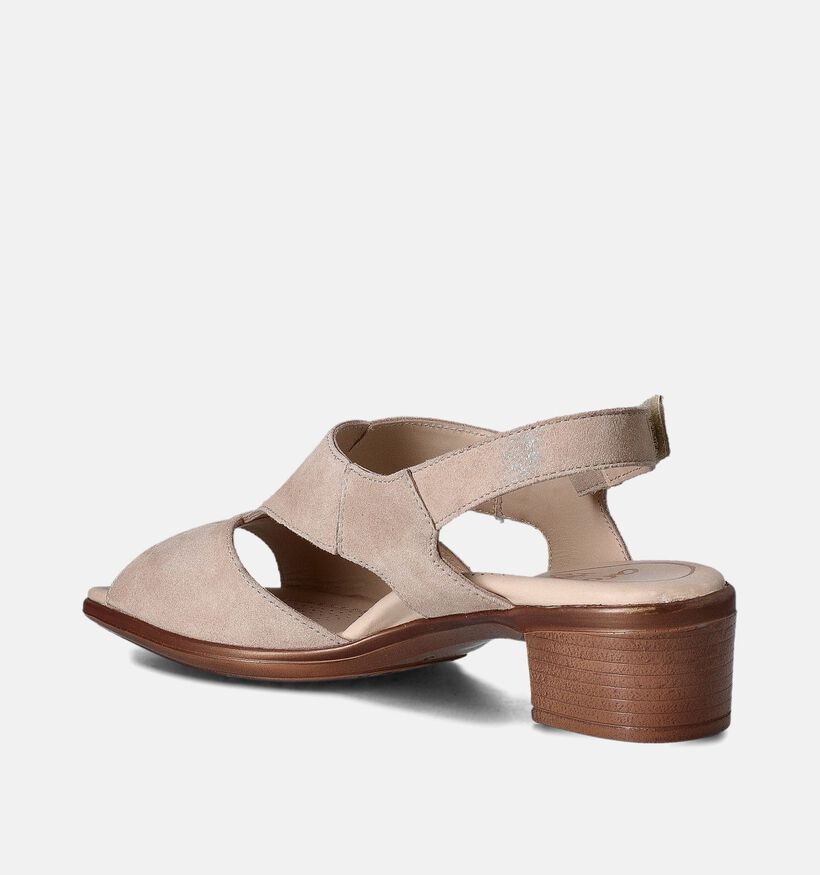Ara Lugano High Soft Beige Sandalen voor dames (355206)