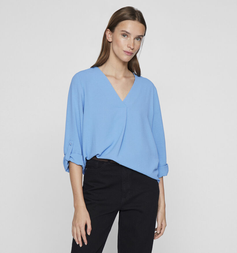 Vila Josa Blouse en Bleu pour femmes (351761)