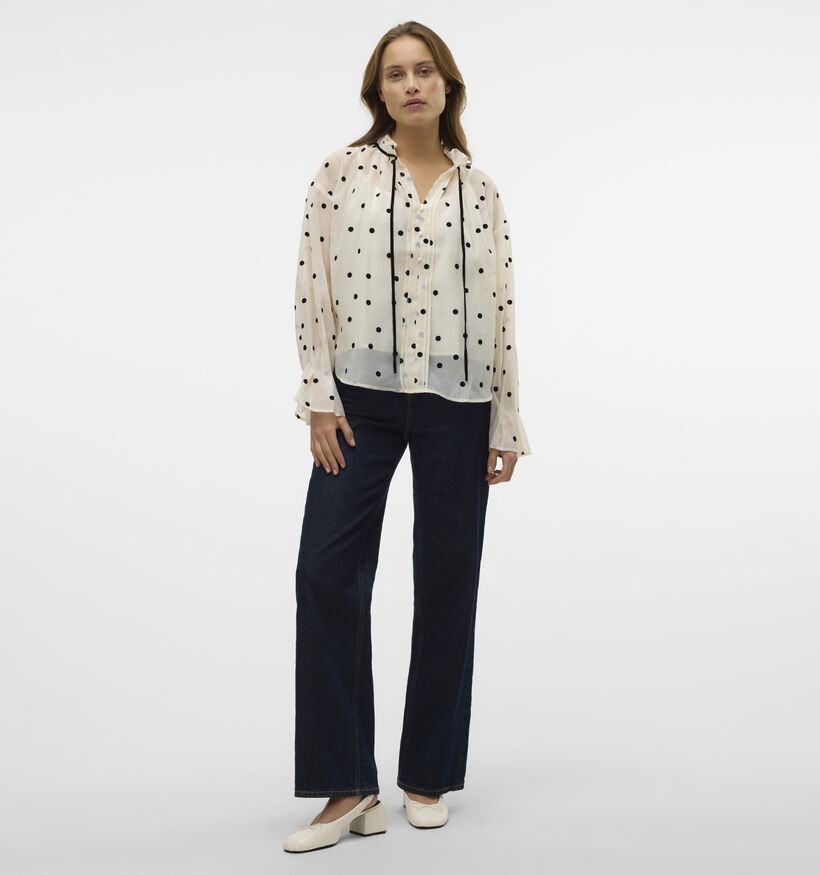 Vero Moda Yoja Blouse en Blanc pour femmes (354070)