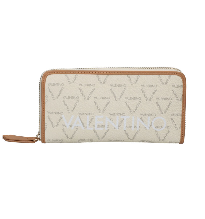 Valentino Handbags Liuto Beige Ritsportefeuille in kunstleer (275810)