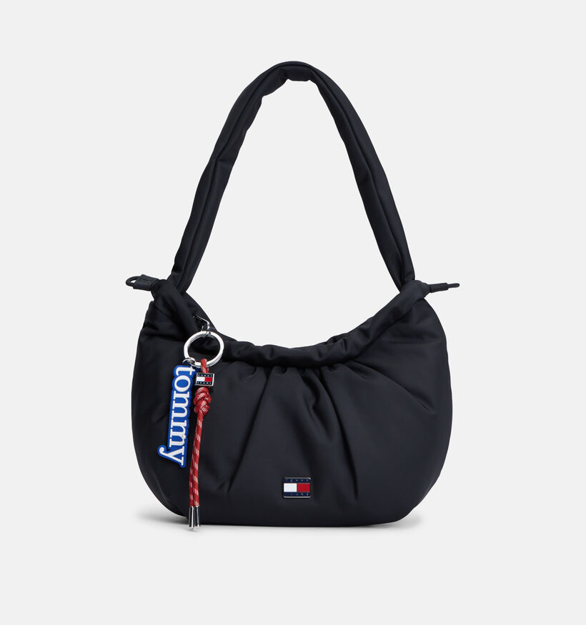 Tommy Hilfiger Icon Charms Zwarte Shoudertas voor dames (375208)