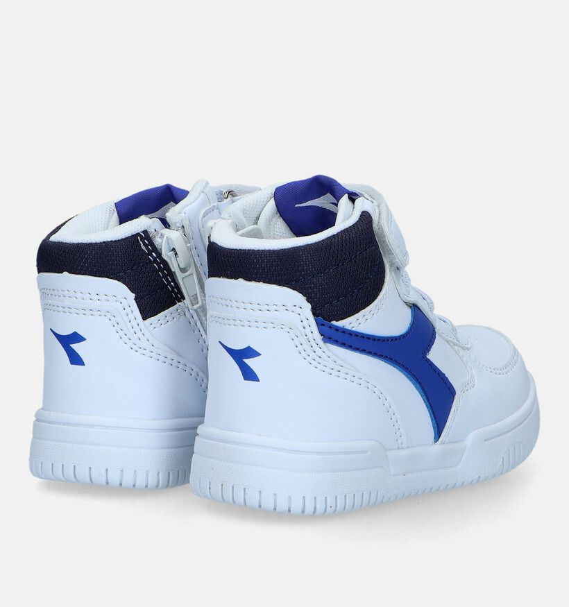 Diadora Raptor Mid TD Baskets en Blanc pour garçons, filles (345891)