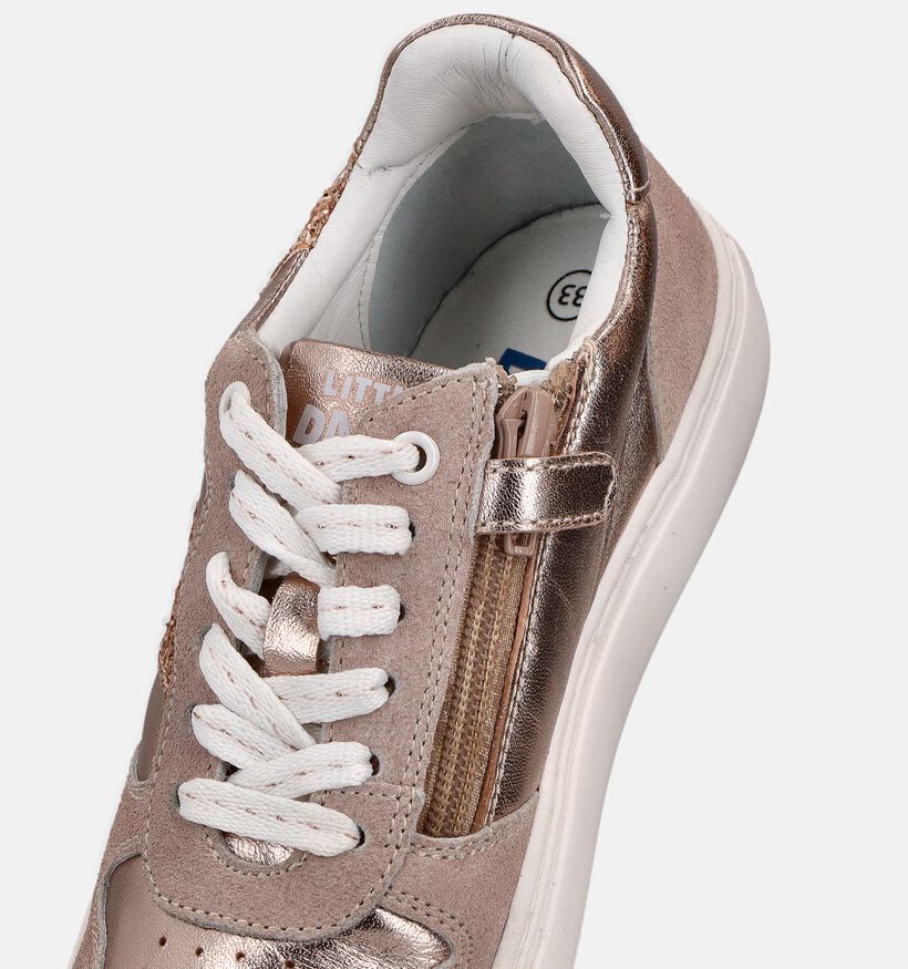 Little David Baskets basses en Rose pour filles (372139) - pour semelles orthop&eacute;diques