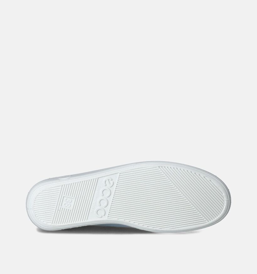 ECCO Soft 2.0 Chaussures à lacets en Bleu pour femmes (353350) - pour semelles orthopédiques