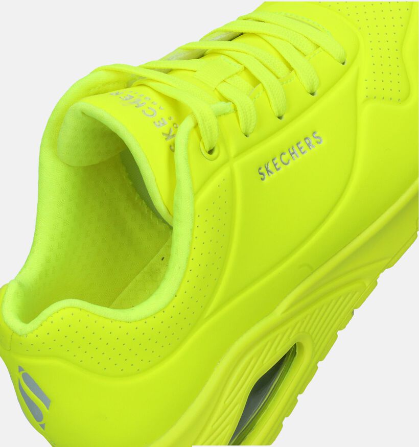 Skechers Uno Night Shades Baskets en Jaune pour femmes (342448)