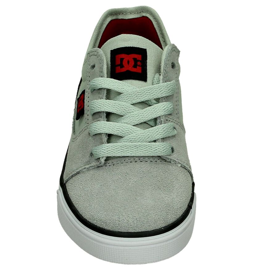 DC Shoes Baskets de skate en Bleu foncé en textile (200439)