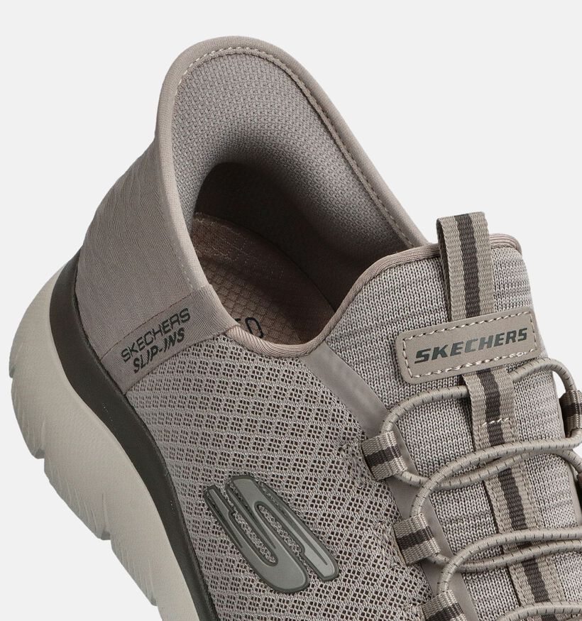 Skechers Summits High Range Taupe Sneakers voor heren (371075) - geschikt voor steunzolen