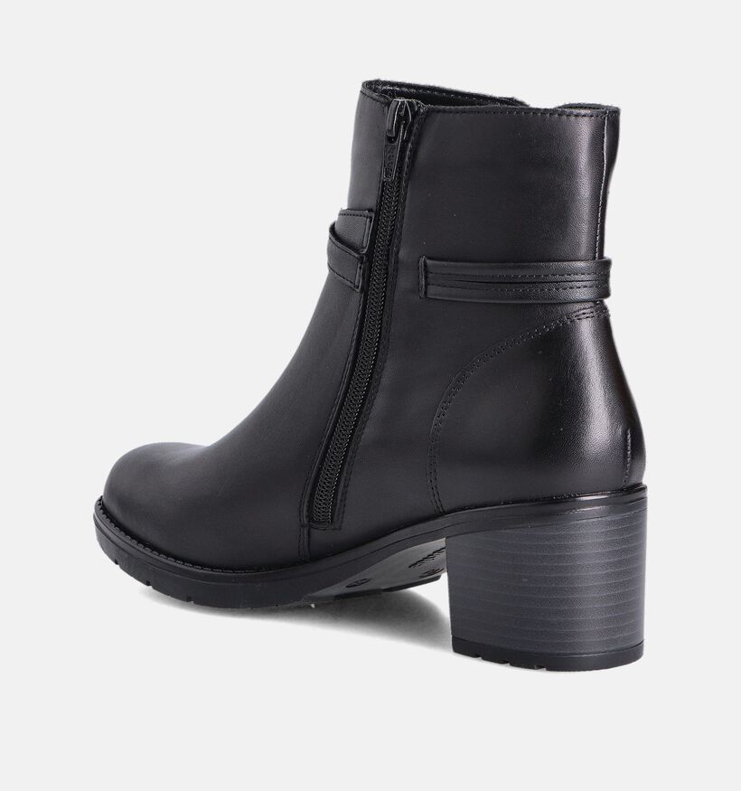 Remonte Bottines &agrave; talons en Noir pour femmes (377942)