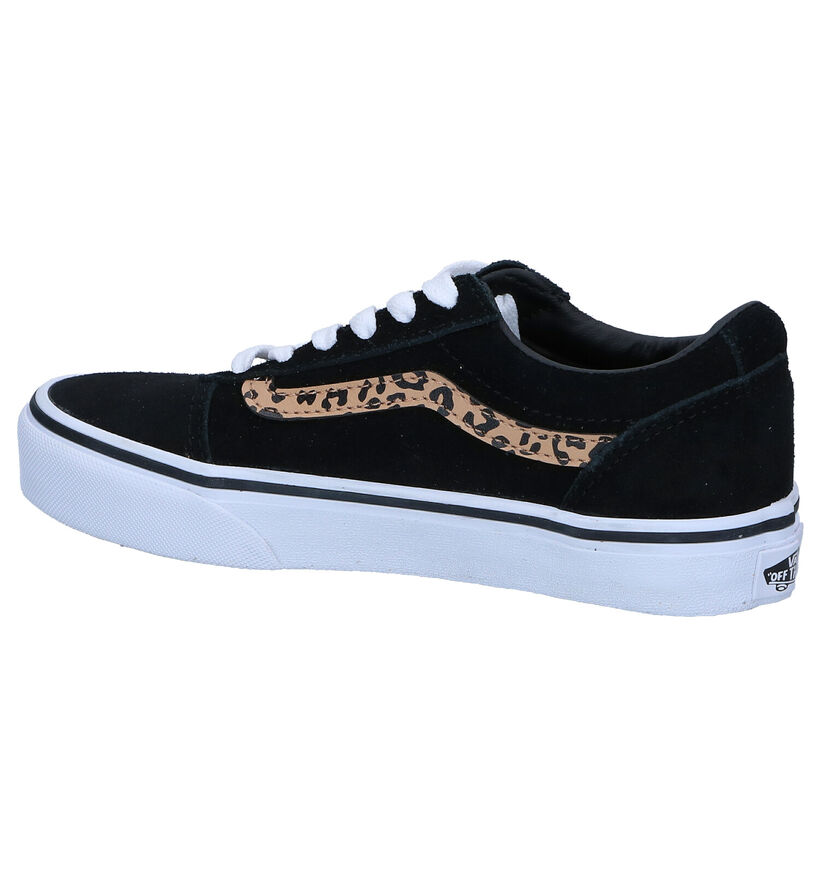Vans Ward Zwarte Sneakers in daim (293992)