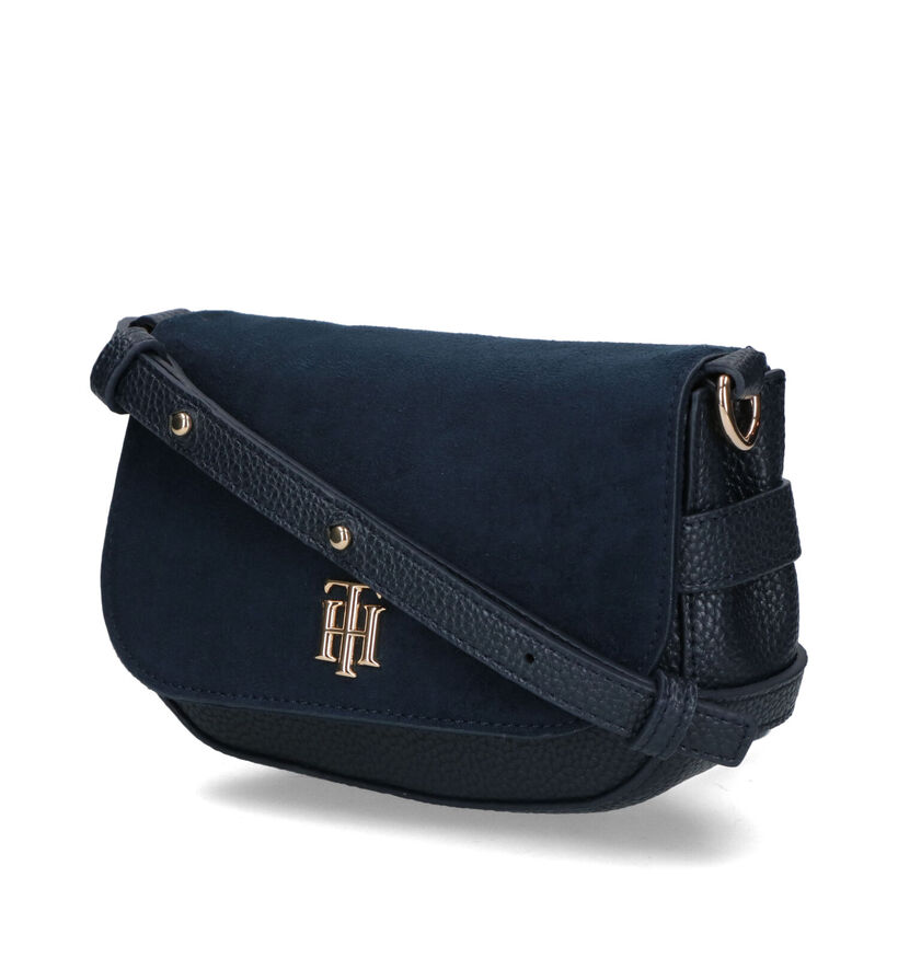 Tommy Hilfiger Joy Sac porté croisé en Bleu en simili cuir (300904)