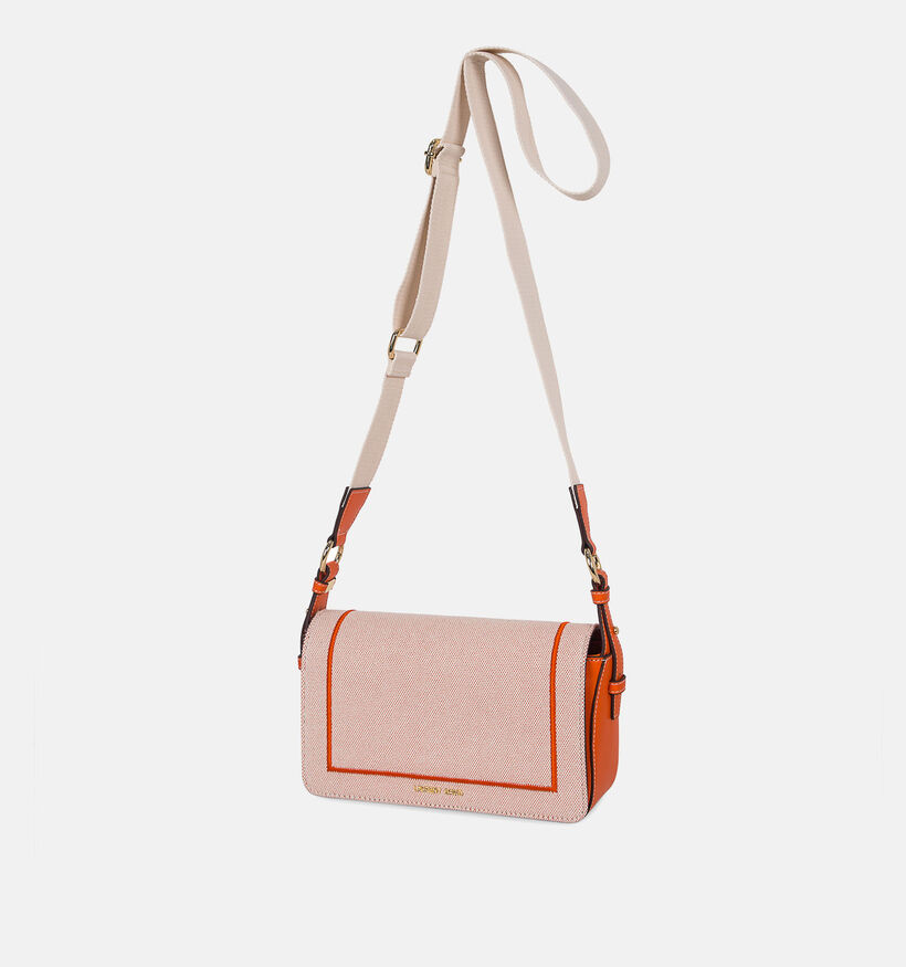Laurent David Alice 891 Sac porté croisé en Orange pour femmes (342634)