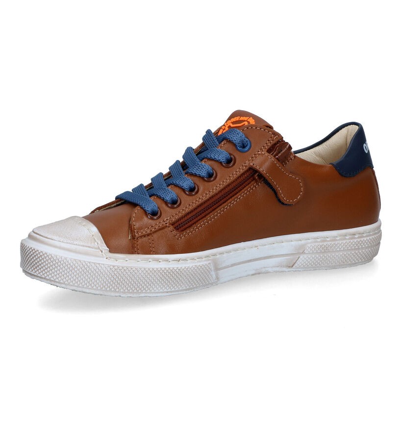 STONES and BONES Maust Blauwe Veterschoenen voor jongens (352641) - geschikt voor steunzolen