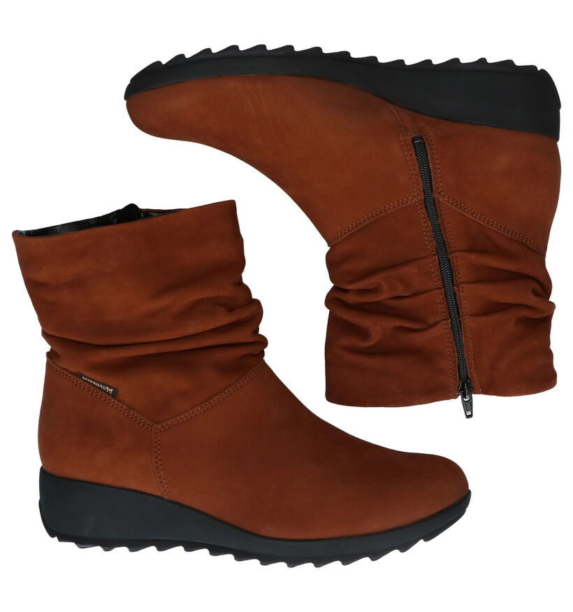 Mephisto Agatha Taupe Enkellaarsjes voor dames (330828)