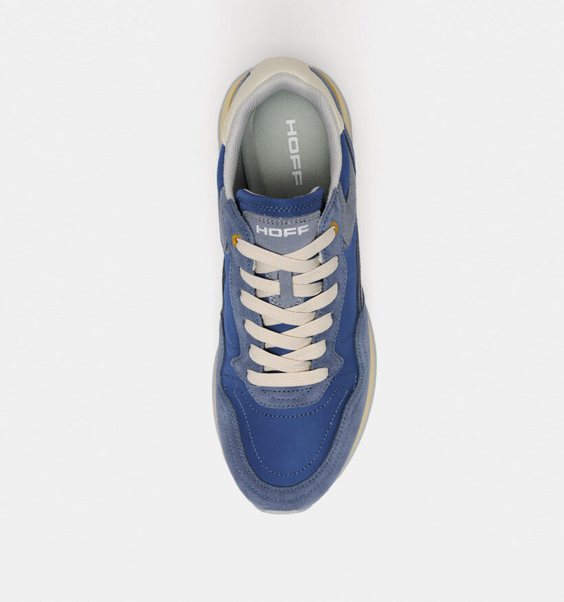 HOFF City Retro Blauwe Veterschoenen voor dames (367346) - geschikt voor steunzolen