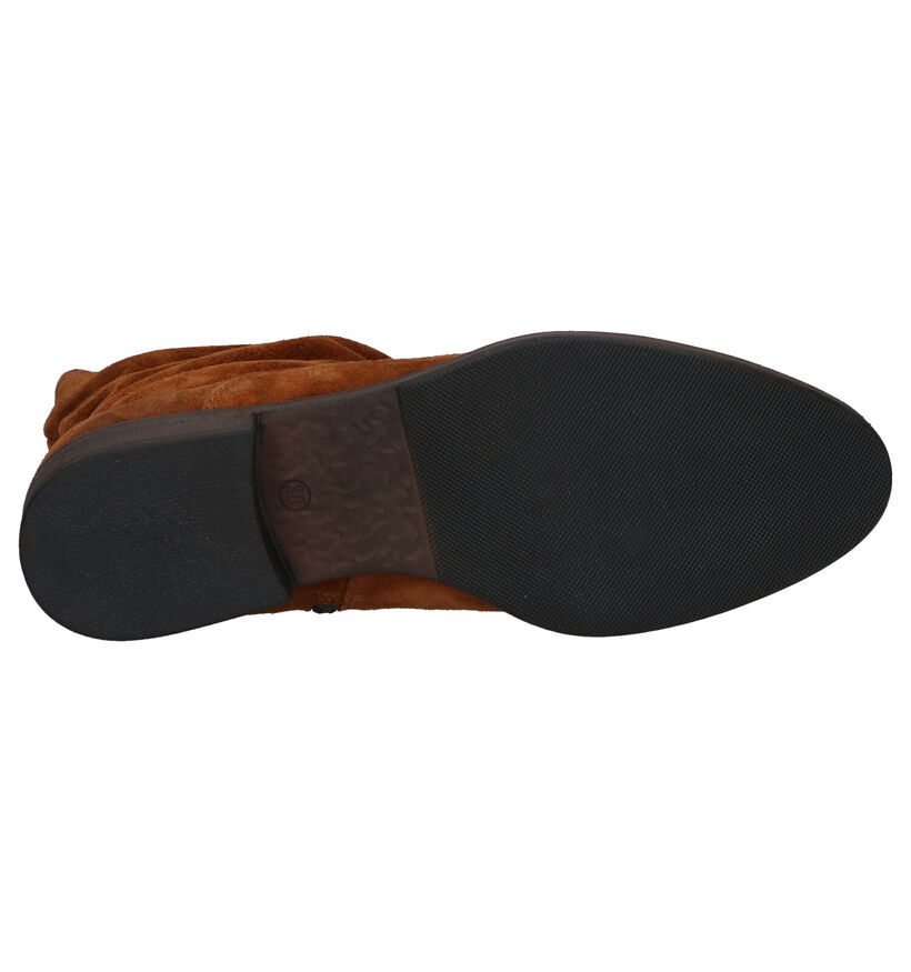 Tamaris Cognac Korte Laarzen in daim (257146)