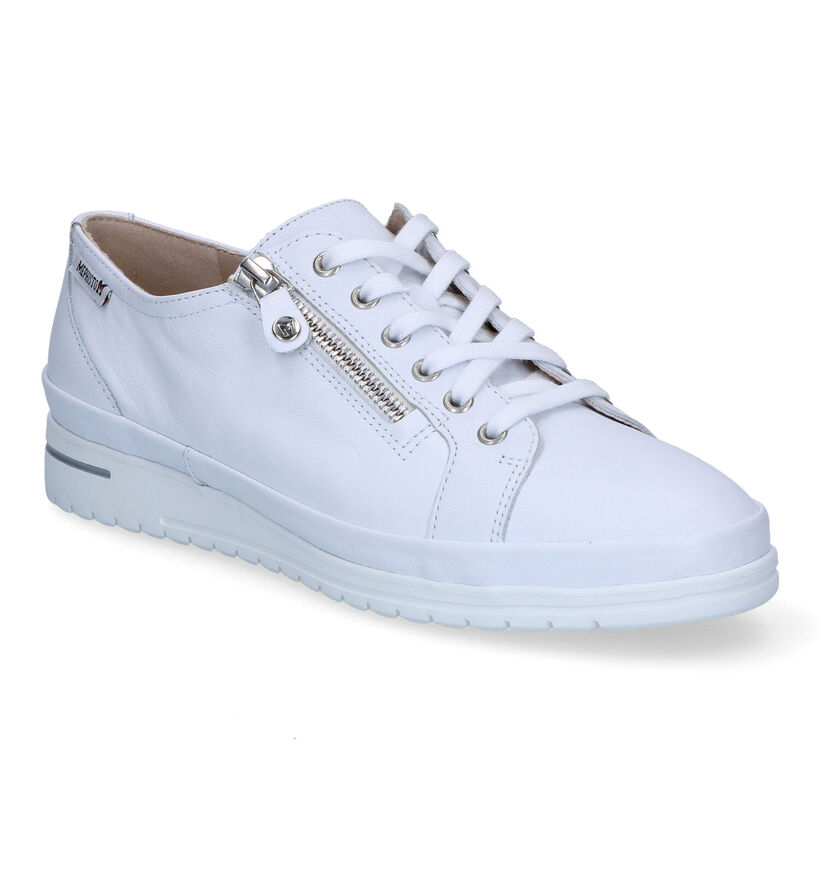 Mephisto June Chaussures à lacets en Blanc pour femmes (306942) - pour semelles orthopédiques