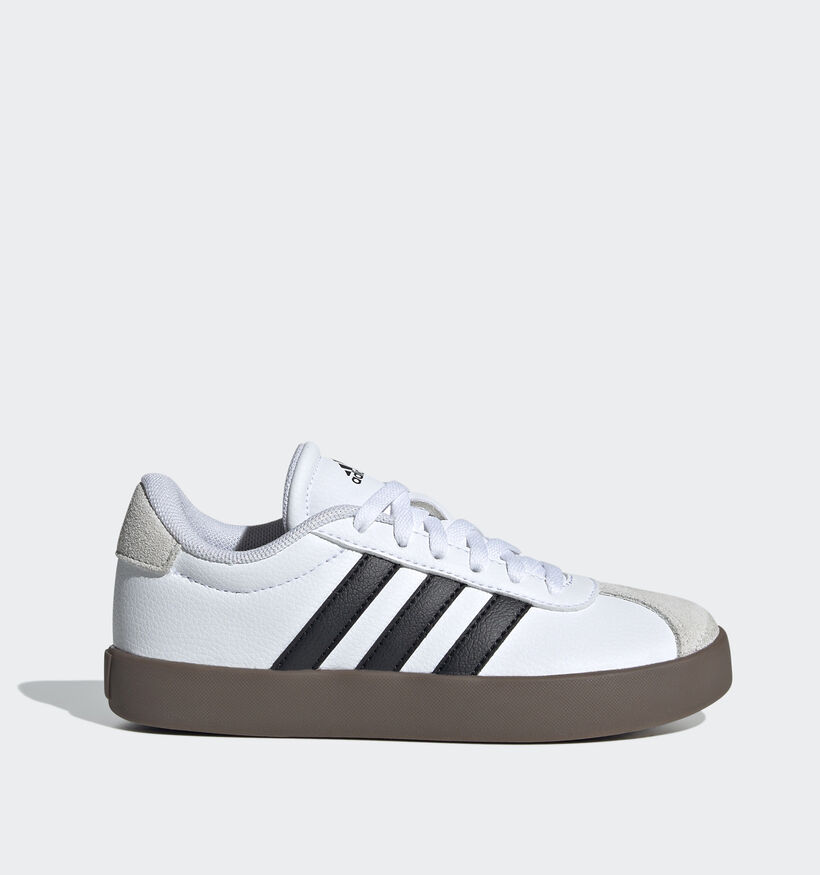 adidas VL Court 3.0 Witte Sneakers voor jongens, meisjes (350110)