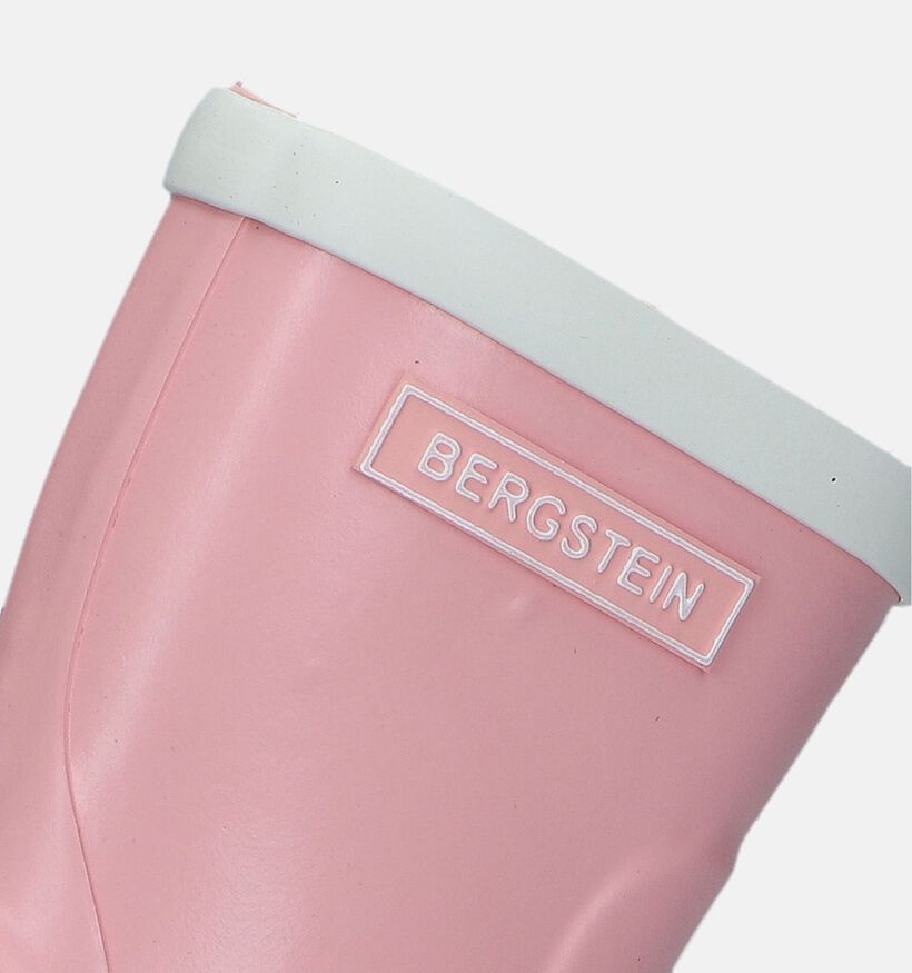 Bergstein Bottes de pluie en Rose pour filles (280579) - pour semelles orthopédiques