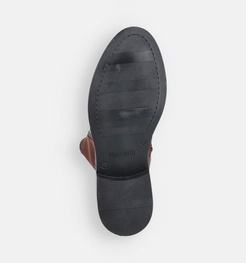 Remonte Bottes hautes en Marron pour femmes (363575) - pour semelles orthopédiques