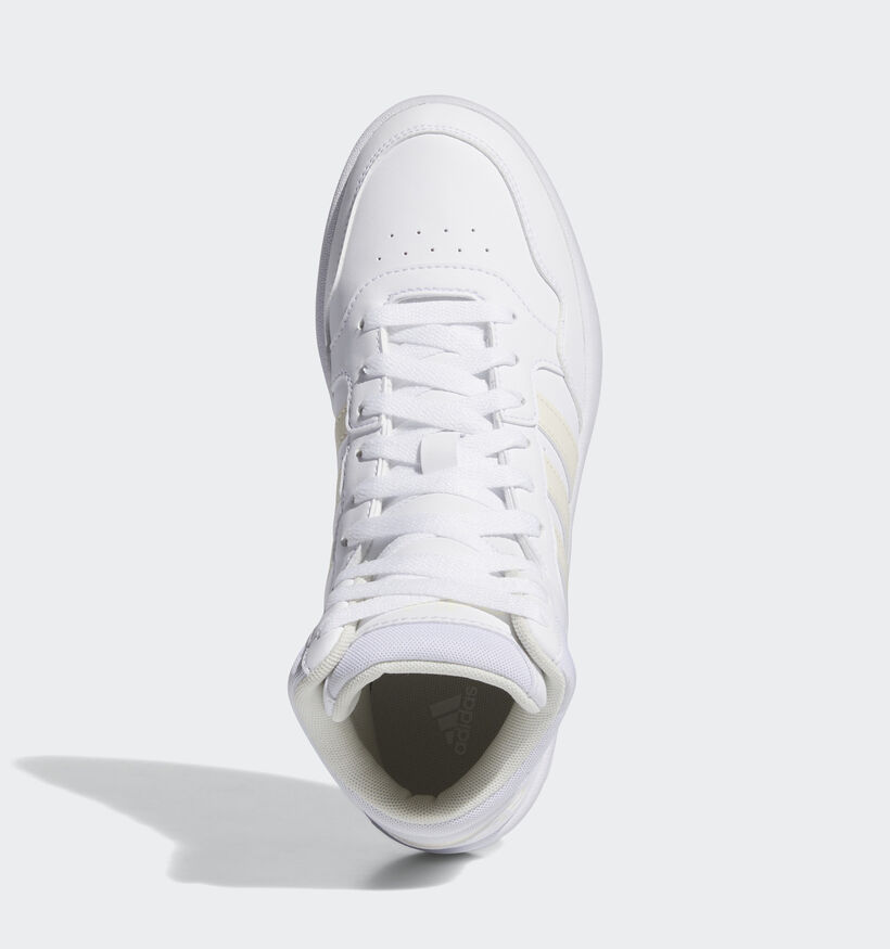 adidas Hoops 3.0 Mid Witte Sneakers voor dames (334674) - geschikt voor steunzolen