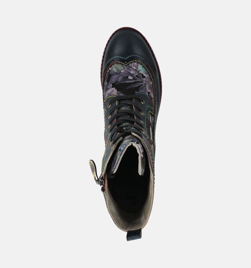Laura Vita Evcao Bottines en Bleu fonc&eacute; pour femmes (381105)