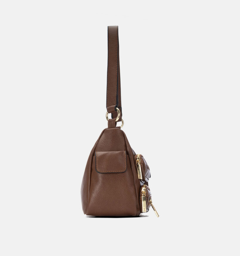 Refresh Sac &agrave; bandouli&egrave;re en Cognac pour femmes (380292)