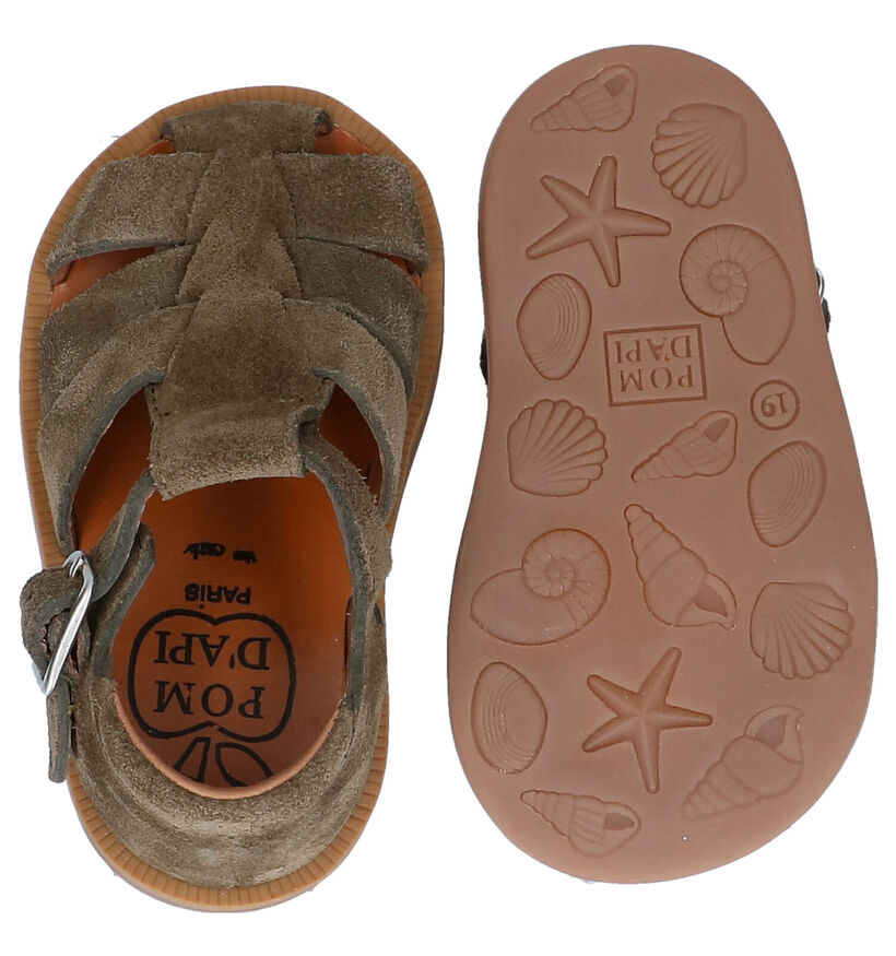 Pom d'Api Poppy Daddy Cognac Sandalen in nubuck (288635)