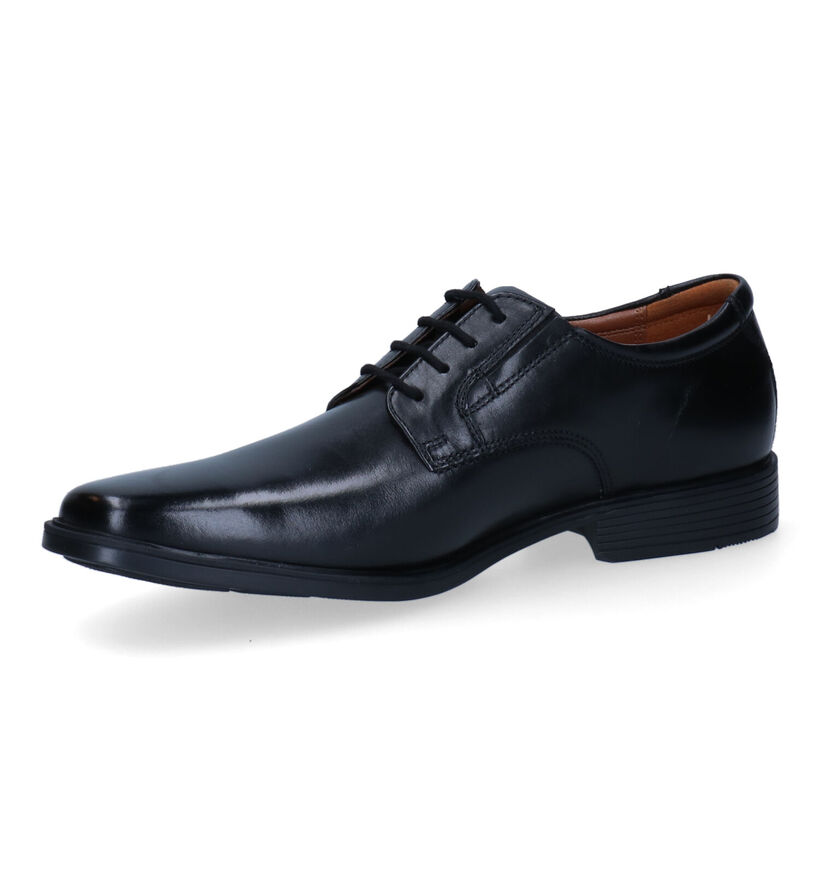 Clarks Tilden Plain Chaussures habillées en Noir pour hommes (310560)