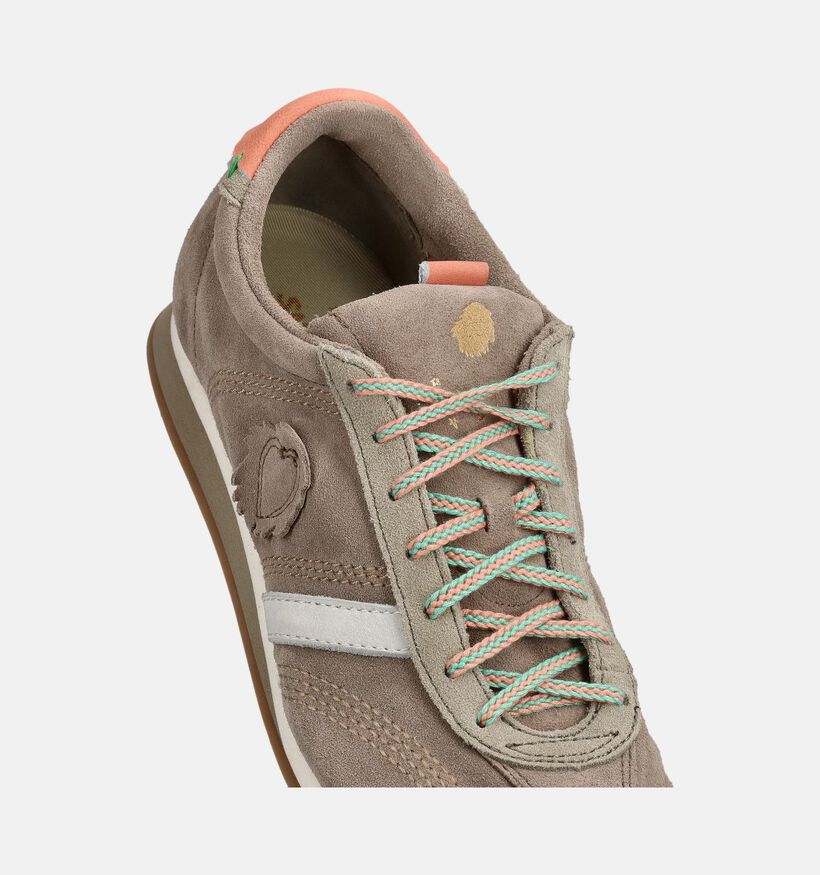 Satorisan Stardust Suede Taupe Veterschoenen voor heren (369910) - geschikt voor steunzolen