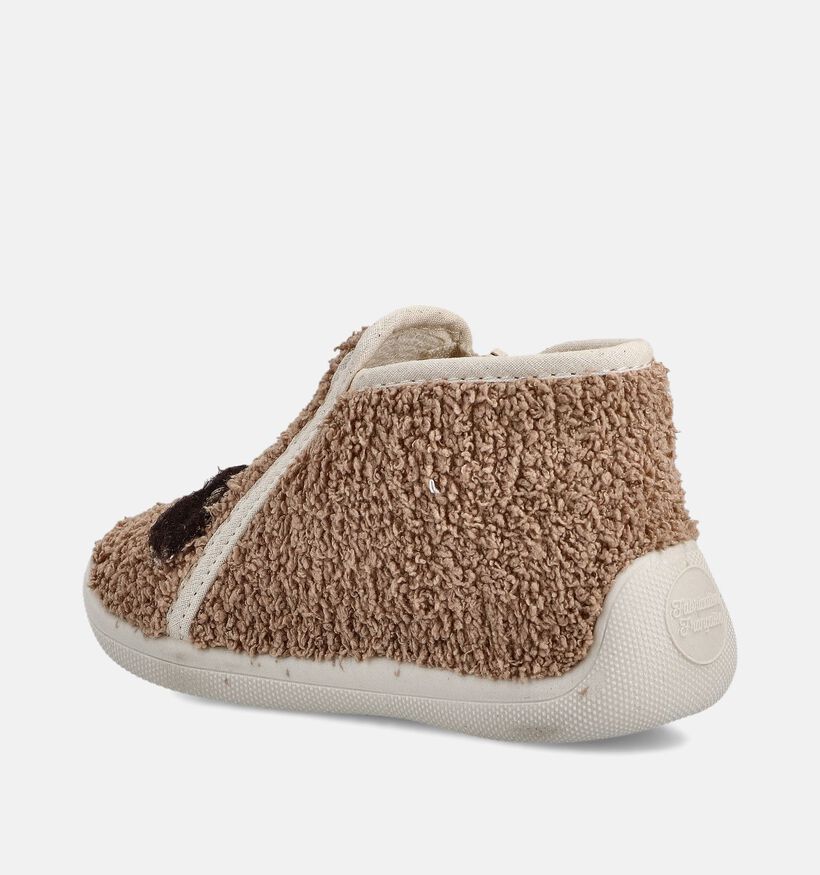 Milo & Mila Puppy Bruine Pantoffels Teddy voor meisjes (374939) - geschikt voor steunzolen
