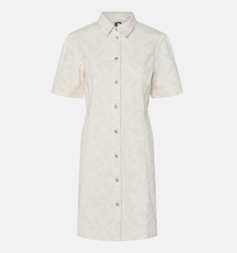 Pieces Salume Robe chemise en Beige pour femmes (352467)