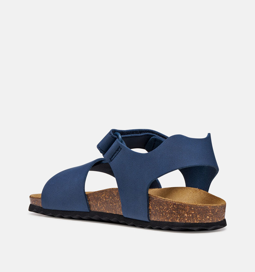 Geox J Ghita Sandales en Bleu fonc&eacute; pour gar&ccedil;ons (370137)