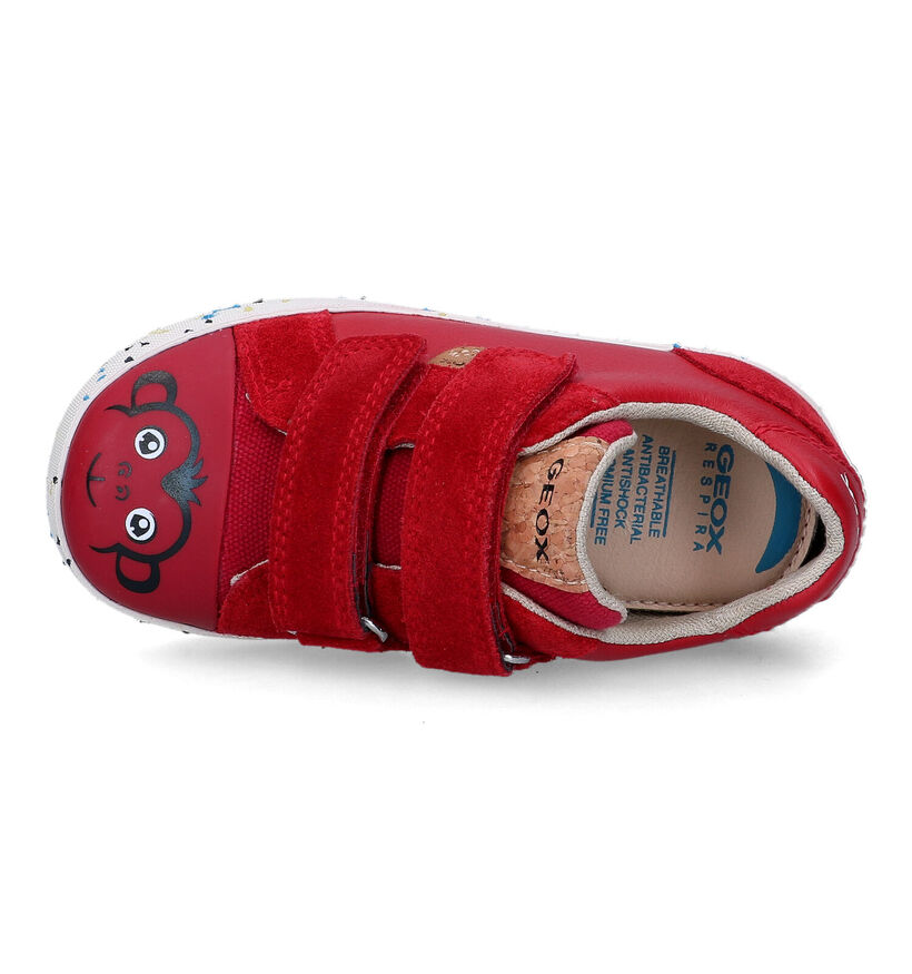 Geox Kilwi Chaussures à velcro en Bleu pour garçons (321552) - pour semelles orthopédiques