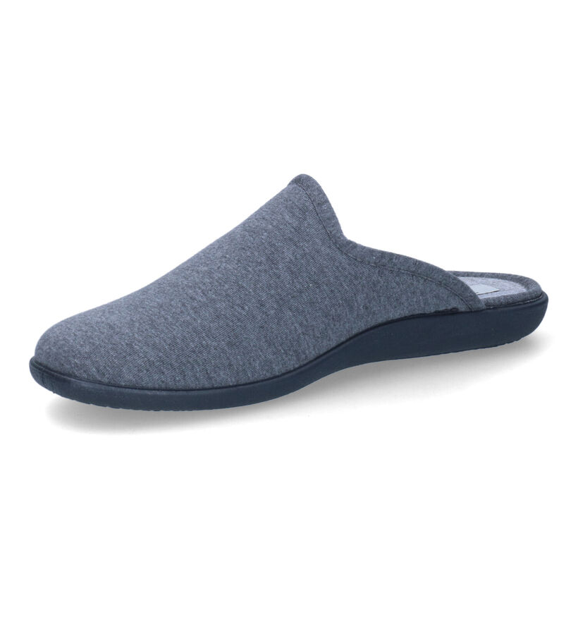 Torfs Home Pantoufles ouvertes en Gris pour hommes (308631)