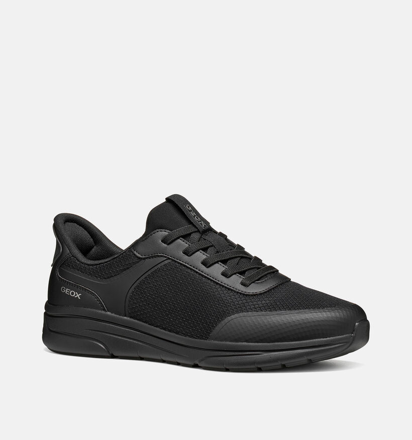 Geox Klaiver Plus Zwarte Sneakers voor heren (377704) - geschikt voor steunzolen