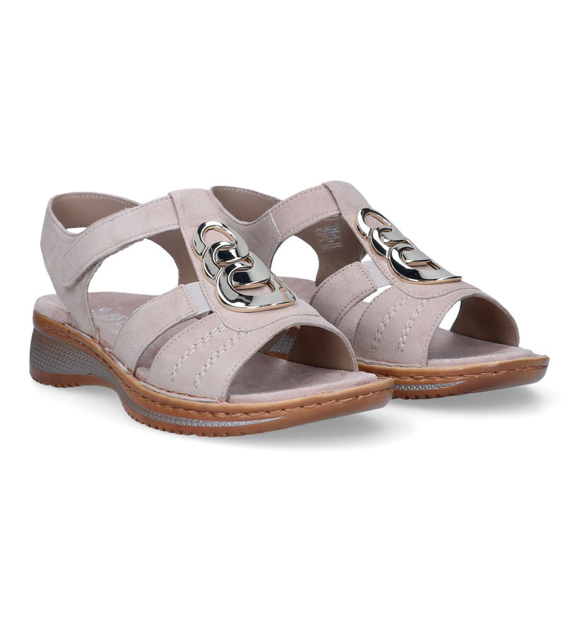 Ara Hawaii 2.0 Beige Sandalen in daim (321913)