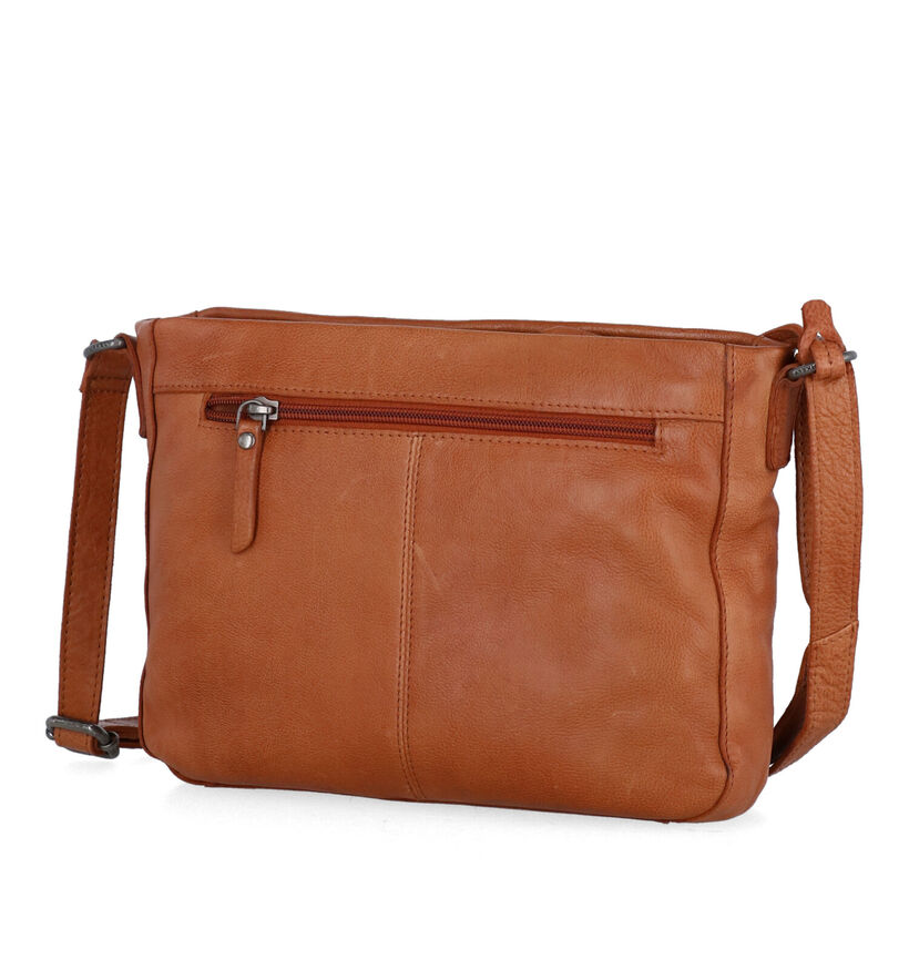Burkely Just Jackie Grijze Crossbody Tas in leer (297305)