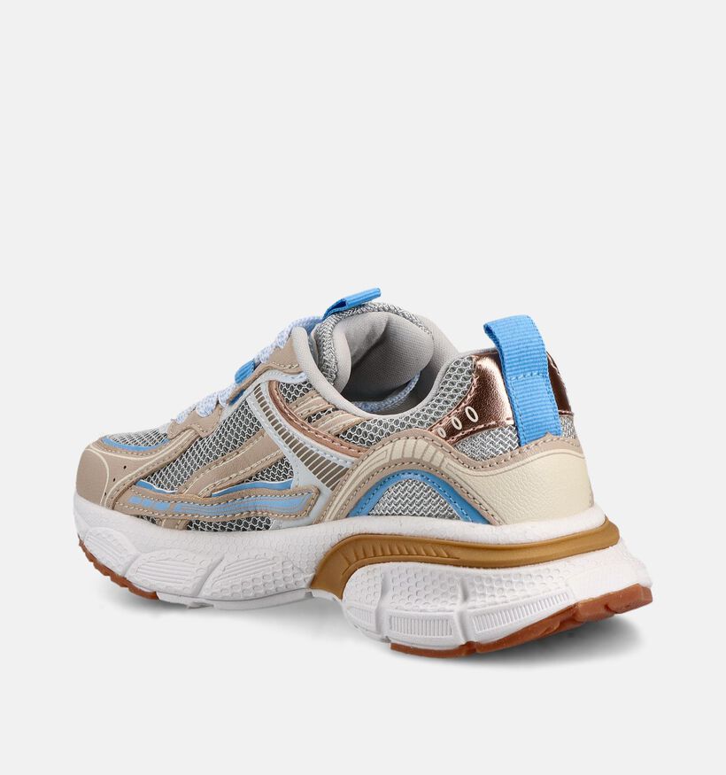 Posh by Poelman Beige Sneakers voor meisjes (370767) - geschikt voor steunzolen