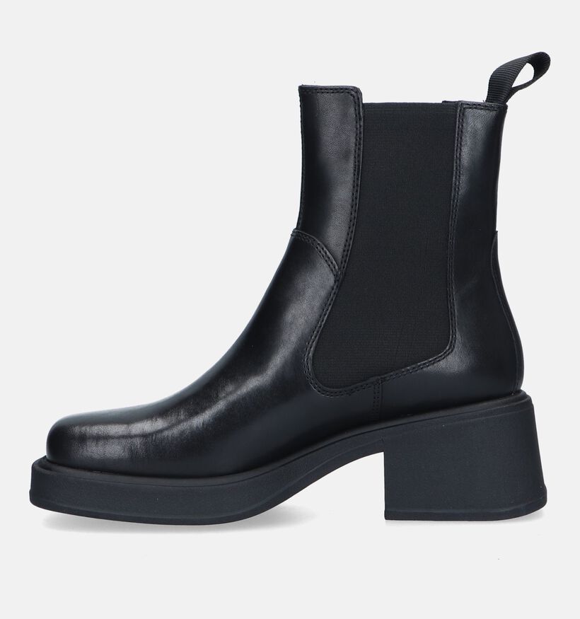 Vagabond Dorah Bottines avec talon carr&eacute; en Noir pour femmes (328710)