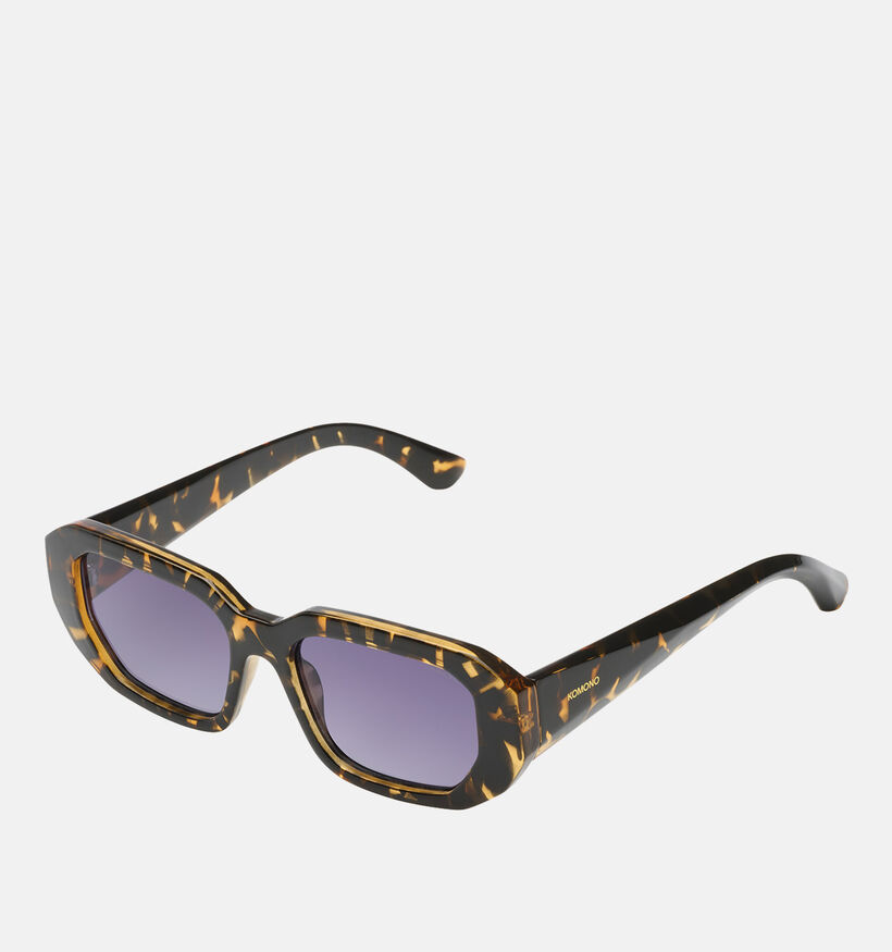 Komono Enno Dark Tortoise Bruine Zonnebril voor dames (370006)