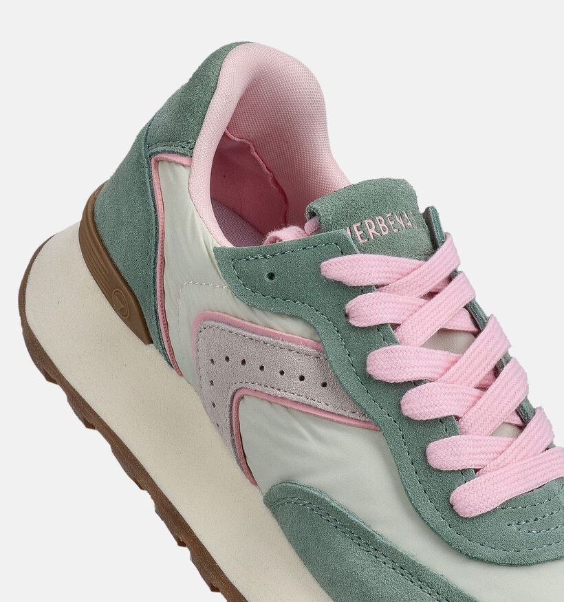 Verbenas Clodette Tessali Lichtgroene Sneakers voor dames (372922) - geschikt voor steunzolen