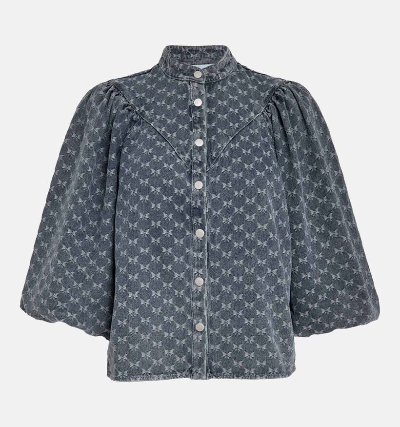 Minus Sienne Bows Blauwe Blouse Jeans voor dames (366699)