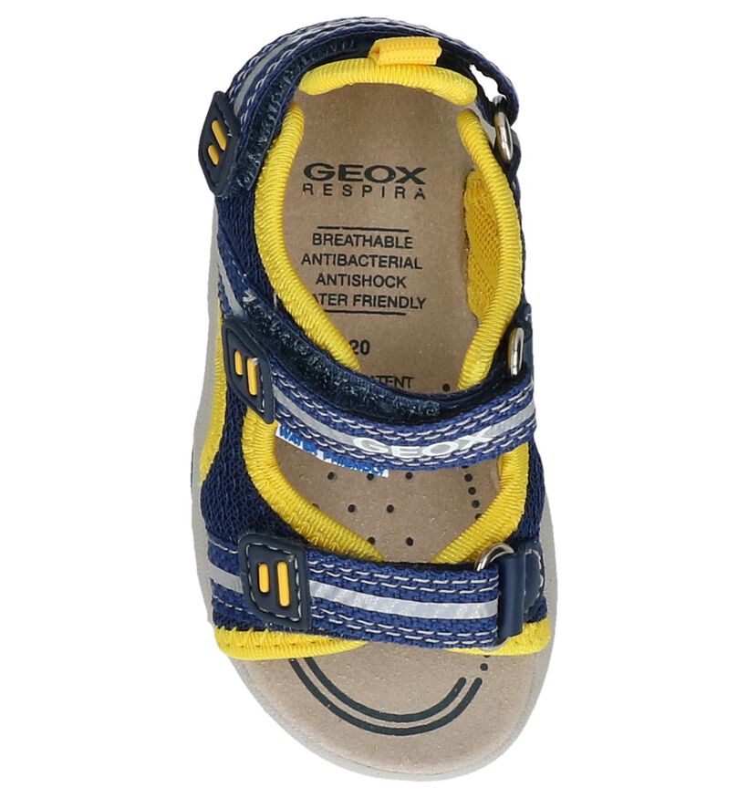 Donkerblauwe Watersandalen Geox in stof (245008)