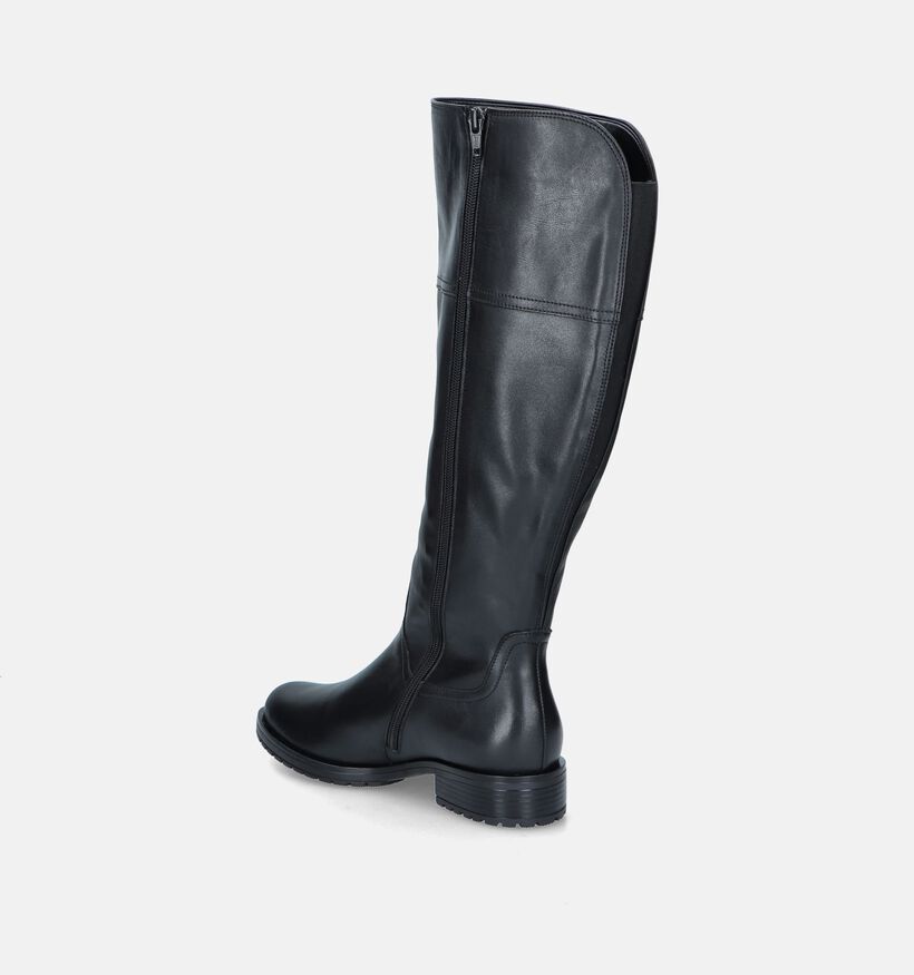 Gabor OptiFit Bottes avec tige large en Noir pour femmes (347059) - pour semelles orthopédiques